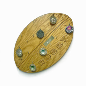 Rugby Ball Medal Display