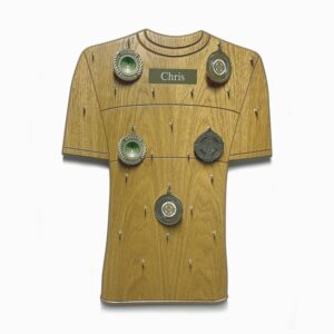 Jersey Medal Holder with 25 medal hooks