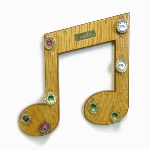 Music Note Medal Display with 20 hooks.
