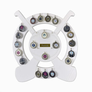 Hurling | Camogie | Sliotar | Medal Display Holder White